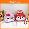Adorable Mini Children's Coin Purse Cute Rabbit Design Lightweight And Breathable
