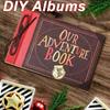 Photo Album DIY Handmade Photo Album Scrapbook Our Adventure Book Retro Kraft Album Anniversary Wedding Memory Mother's Day Gift
