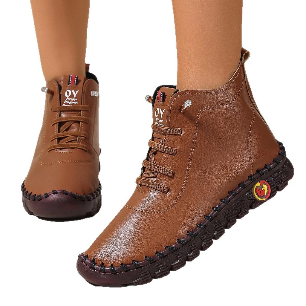 Женская обувь удобная и дышащая, обувь с высоким верхом, весенне-летняя ручной работы с мягкой подошвой