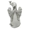 Angel Dog Memorial Statue Hand Carving Vivid Exquisite Synthetic Resin Pet Memorial Stones for Outdoor Garden