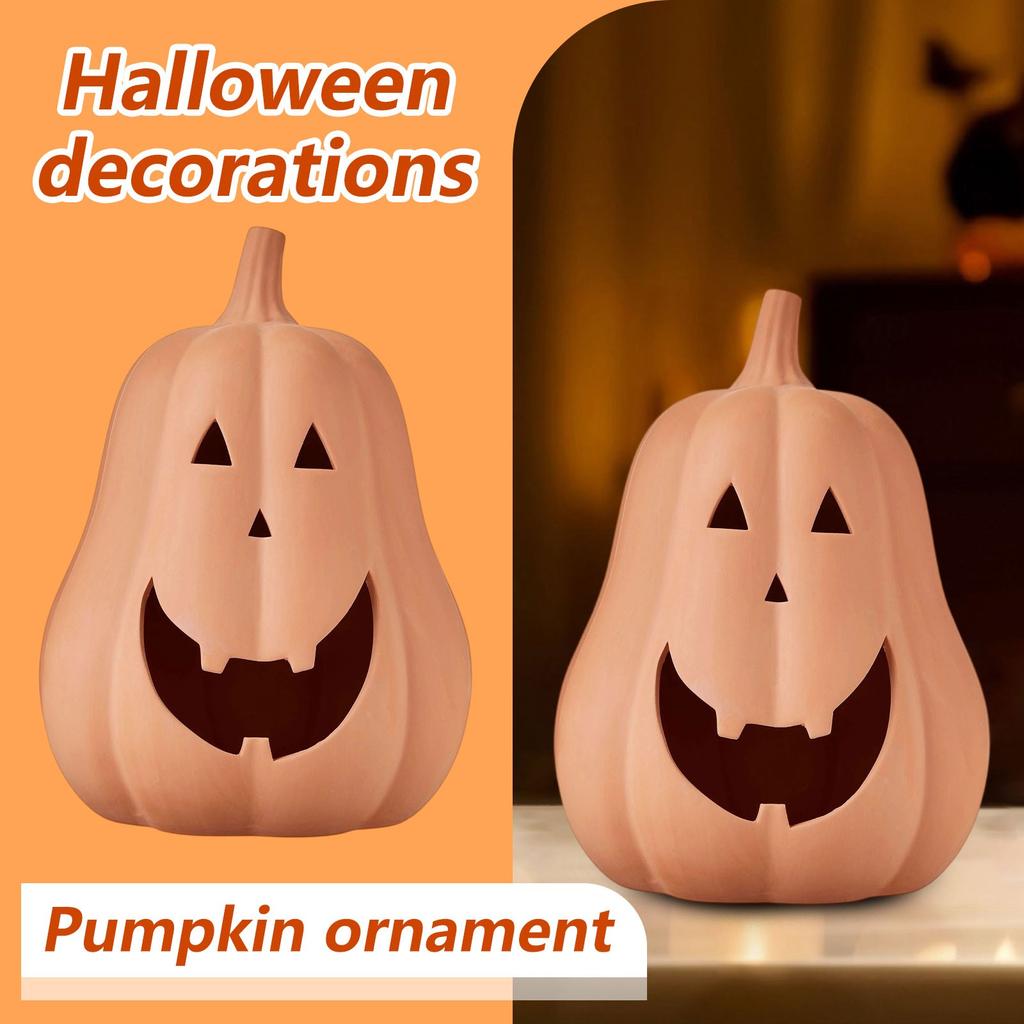 Pumpkin Table Decoration, Halloween Decoration, Desktop Ornaments, Can Be Easily Placed The Porch, Table Or Mantel, Indoor And Outdoor Decoration