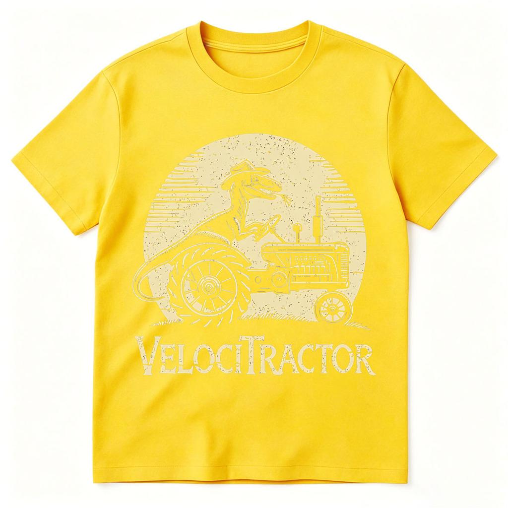 Funny VelociTractor Graphic Tshirt Unisexs Women Clothing Fashion Harajuku Tshirts Cotton Casual Oversized Short Sleeve T Shirts