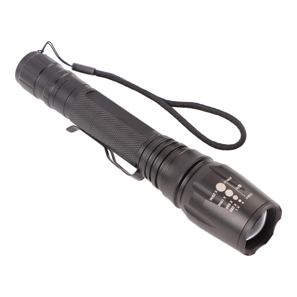 Водонепроницаемый перезаряжаемый фонарик с большим радиусом действия, мощный зум-фонарик для улицы