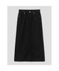 8SECONDS Lightweight Denim Maxi Skirt Black