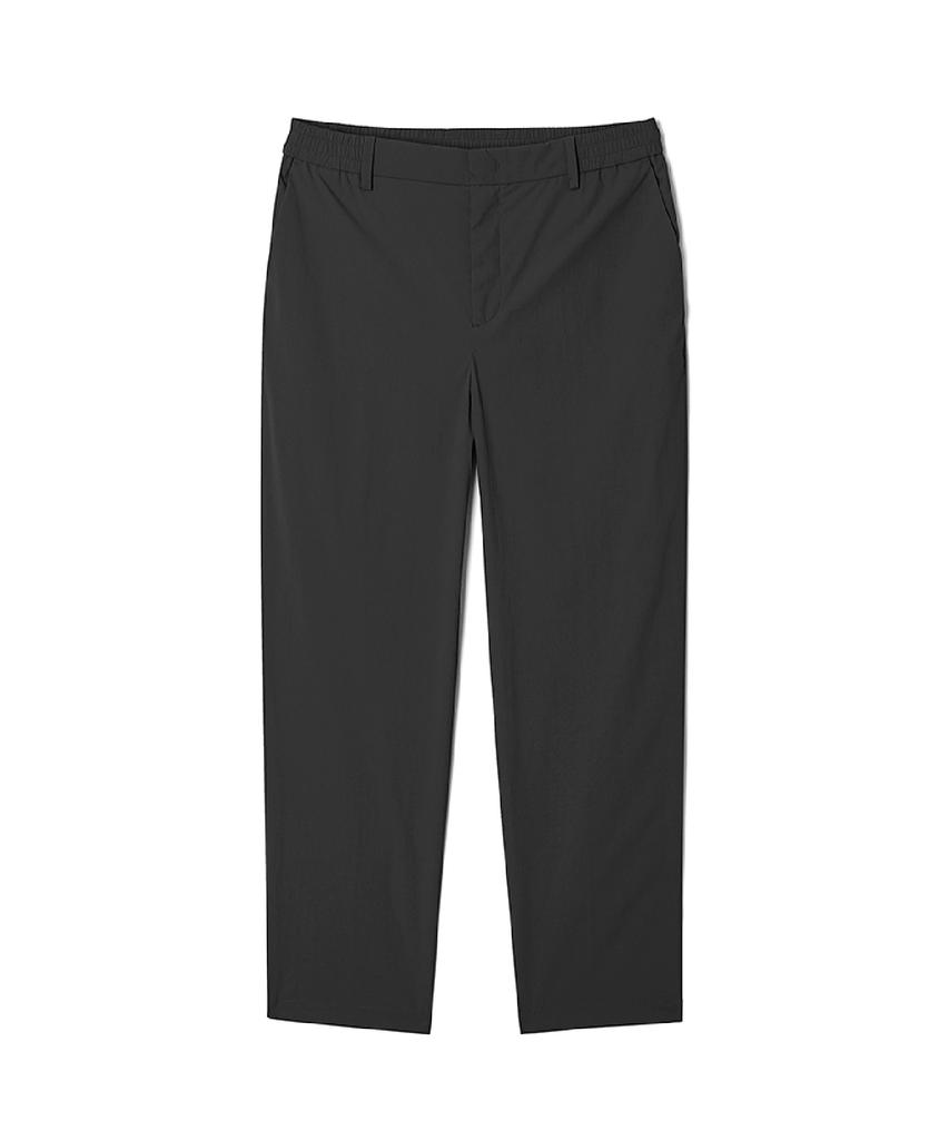 ADHOC Men'S Woven Tapered Elastic Waist Pants (Black) (Hc5Lp90)