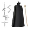 Iron 6 8 Inch Cowbell Drum Hoop Mount Up Down Includes Drum Key Holder Hand Percussion Professional Grade