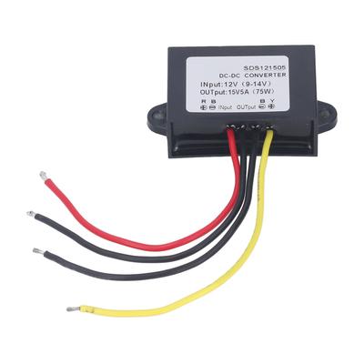 Модуль повышения напряжения DC-DC IP67 Водонепроницаемый Повышающий модуль Вход 9-14 В Выход 15 В