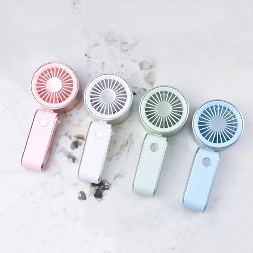 Quiet Operation Handheld Mini Fan Foldable Neck Hanging Small Fan Personal Cooling Fan Office