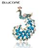 Rainstone Peacock Brooch Women's Cardigan Coat Corsage Shawl Pin