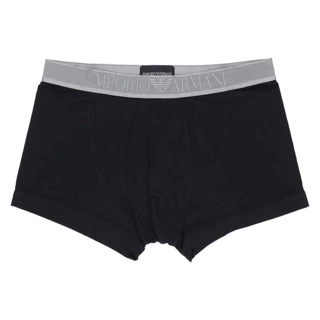 Emporio Armani SOFT MODAL TRUNK Мягкие модальные боксеры-слипы (S / M / L) Мужское нижнее белье с застежкой спереди (Размеры ЕС L, 98. черный) 54059881