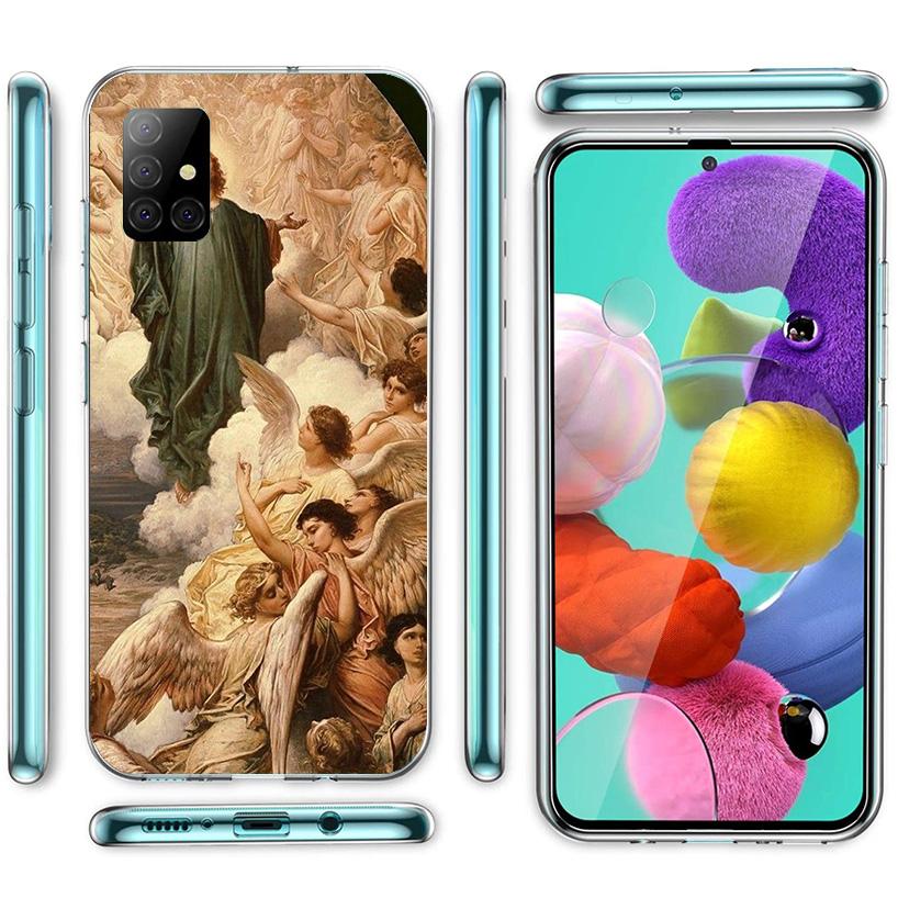 Чехол для телефона с картиной эпохи Возрождения для Samsung Galaxy A52 A32 A22 A12 A51 A31 A50S A30S A20S A10S Note 20 Ultra 10 Plus S10 A72