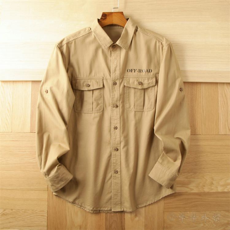 Повседневная рубашка с длинными рукавами в стиле ретро, мужская, весна-осень, тонкая, модная, свободная, с длинными рукавами, мужская куртка