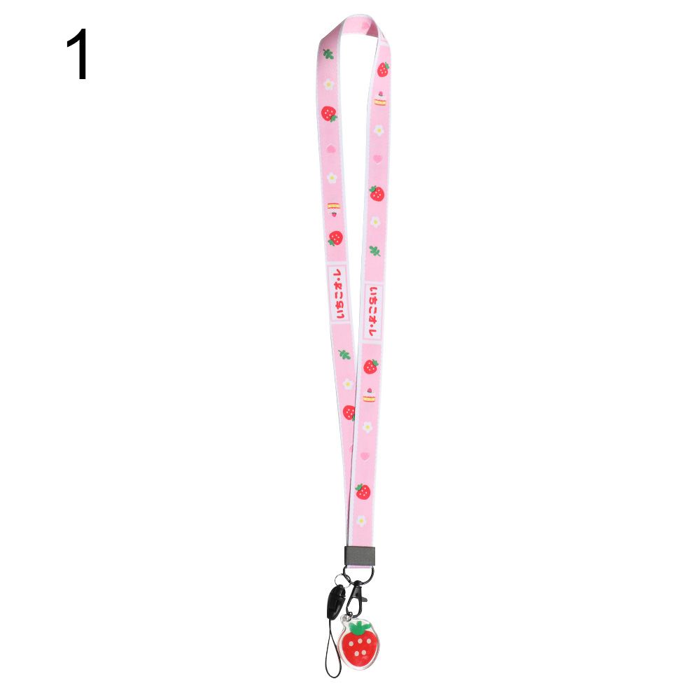 Чехол для телефона Подвесной шнурок Милый фруктовый шнурок Лариат Шнурок Брелок Веревка на запястье Ремешок для телефона Шнурок