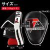 THREE ARMS FOCUS Curved Punching Mitts Size Fits Set of Thick padding for high impact absorption and reduced wrist strain and (One All, 1) -