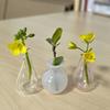 Mini Glass Vase Refrigerator Decor Home Office Kitchen Locker Fridge 3D Miniature Flower Vase Decoration Ornament