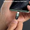 USAMS Braided Cable U55 2A Lightning Black 1m SJ448USB01 (US-SJ448)