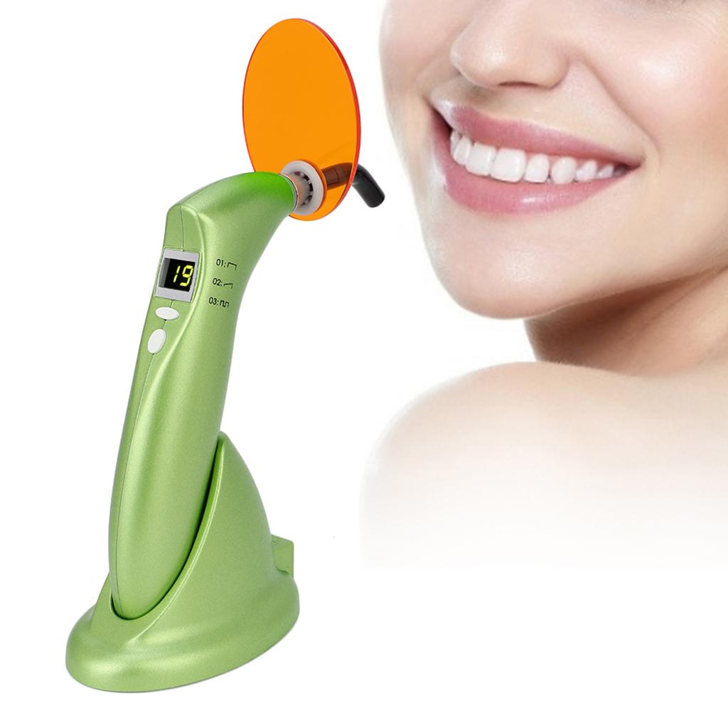 Стоматологическая 5 Вт Беспроводная Пистолетного Типа Светодиодная Полимеризационная Лампа Машина Стоматологическое Оборудование для Полости Рта