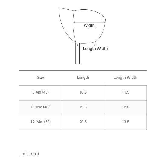 Happy Prince Hei Baby Cotton Texture Bonnet