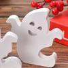 Creative Cute Wooden Ghost Ornaments  Ghost Desktop Display Craft Home DIY Craft Kids Toy Gift Halloween Decoration