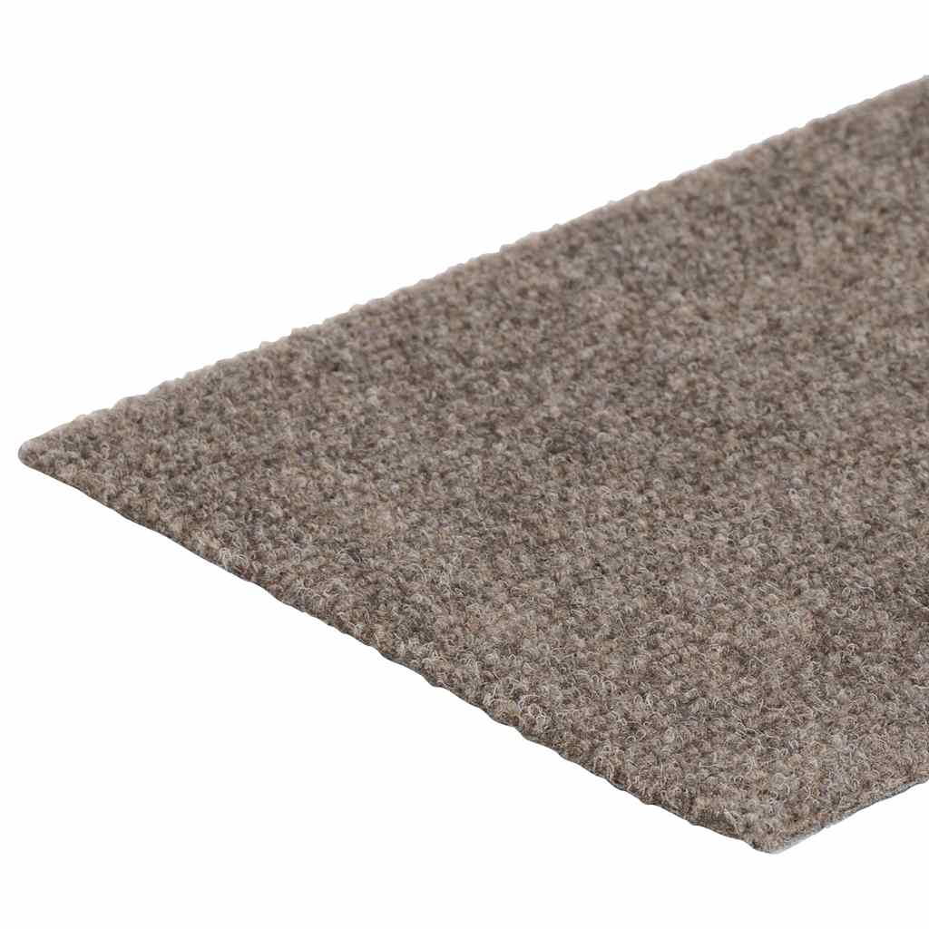 Self Adhesive Stair Treads 30 pcs 76 x 20 cm Beige Rectangular