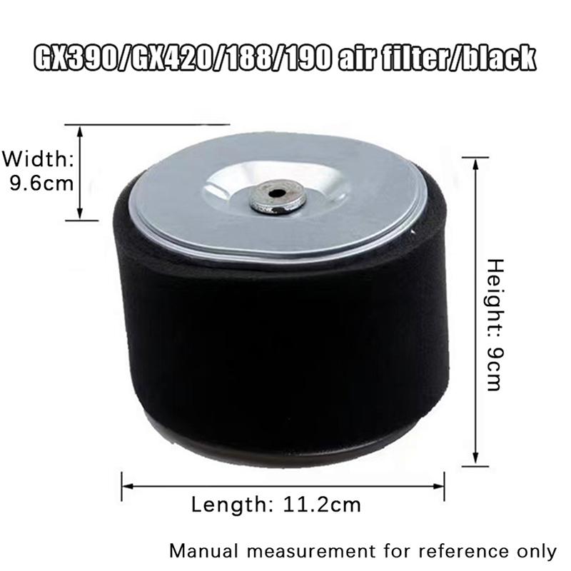 Элемент воздушного фильтра бензинового двигателя для ремонта бензинового двигателя Gx270/Gx390/Gx420, сменный инструмент, аксессуары