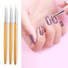 3 шт. Кисти для дизайна ногтей, лайнер, французская полоска, 3D кончики, линии, полоски, ручка для рисования своими руками, кисти для УФ-геля, кисти для рисования, маникюр, наборы инструментов для ногтей