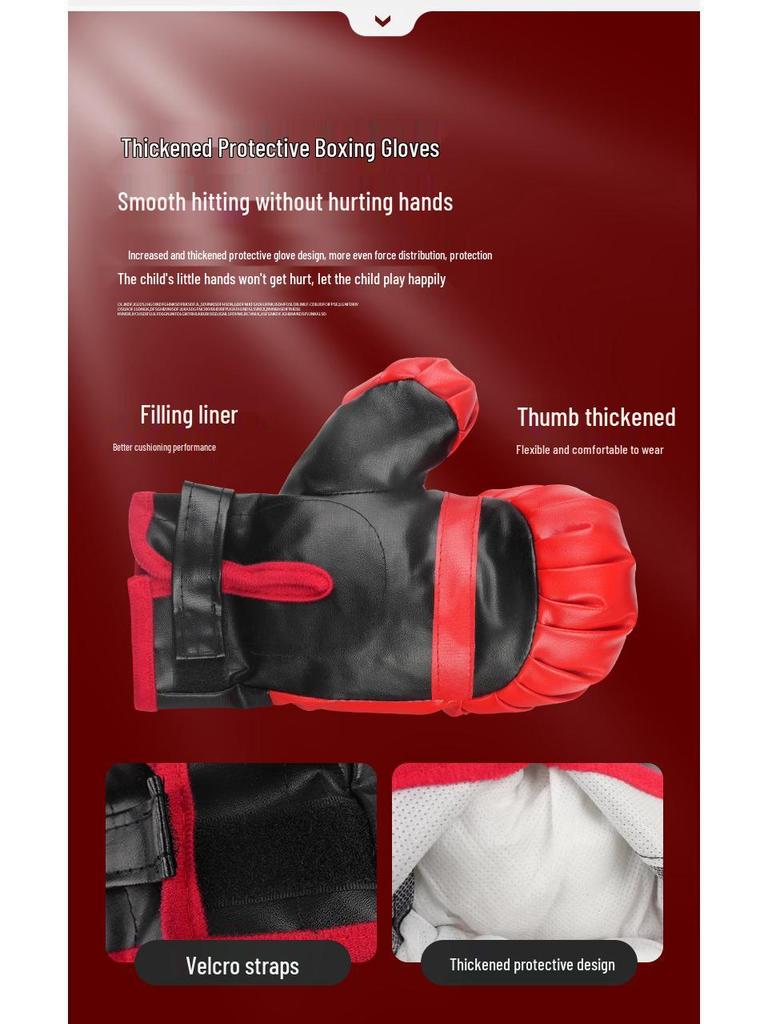 Kids Vertical Punching Ball Boxing Speed Bag Exercise Toy