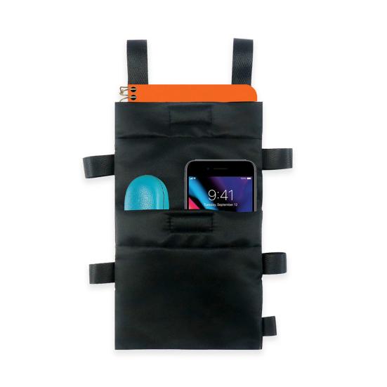 Multi Pockets Design Underarm Crutch Storage Bag Portable Ergonomic 600D Oxford Cloth Crutch Water Bottle Bag Easy Installation Crutch Storage Pouch