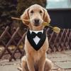 Pet Decoration Saliva Towel Dog Bow Tie Business Suit Fashion Pet Bandana Adjustable Elegant Cat Triangle Scarf Pet Parties