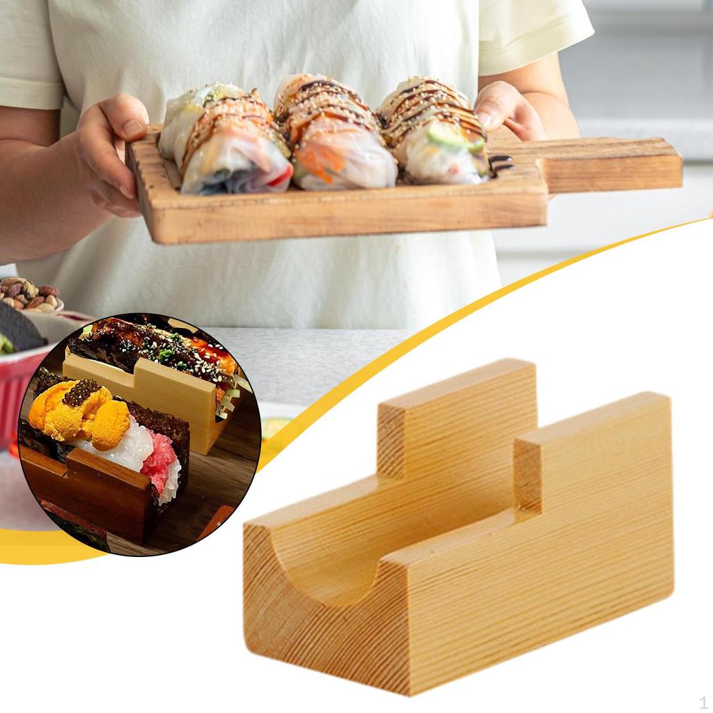 Sushi Taco Holder Display Rack Japanese Food Serving Tray Decorative Hand Roll
