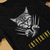 Мужская футболка The Catverine Crazy Tees с коротким рукавом Футболки Deadpool и Wolverine с круглым вырезом Классическая одежда
