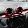 Swift Sports Air Conditioner Ring Interior Parts Interior Accessories 2PCS Red