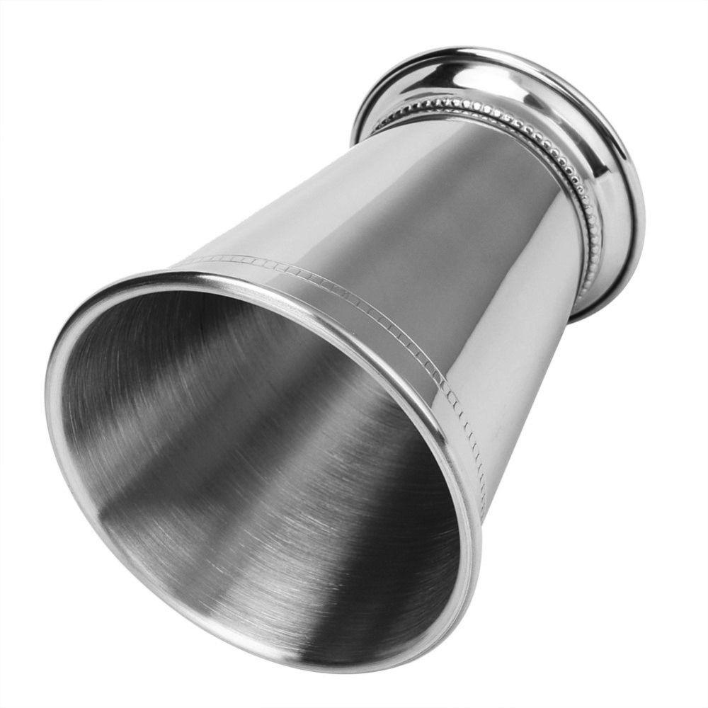 2pcs Stainless Steel Mint Julep Cup Silver Mojito Cup Stainless Steel Cocktail Mug Restaurant