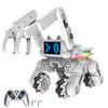 Robot Toy for Kids, 2.4G Remote Control Car Toys with LED Light LCD Screen and Music for Boys