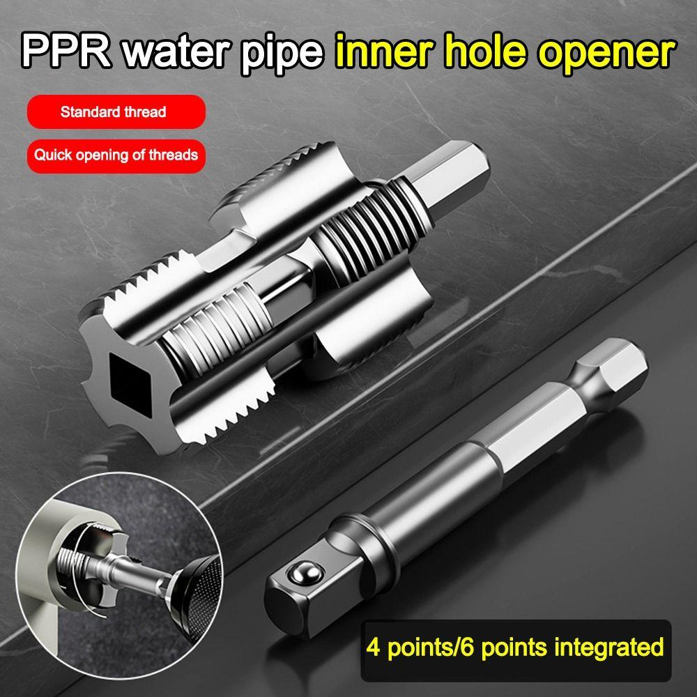 4/6 Points Pvc Pipe Threader Kit Internal/External Thread Fast Thread Tap PPR Water Pipe Opener Tap Waterpipe Tapping Tool