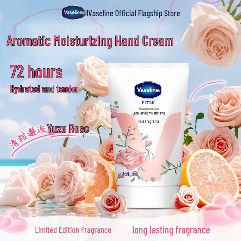 Vaseline Rose Scent Hand Cream Set