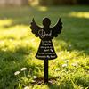 Памятник питомцу Религиозный символ Форма ангела Мемориальный камень Подарок на потерю питомца Памятник кошке собаке для сада двора