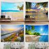 Tropical Beach Tapestry Nordic Style Starry Sky Tapestry Tapestry Bedroom Psychedelic Tapestry