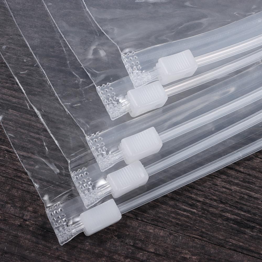 5 шт. новый водонепроницаемый самоуплотняющийся прозрачный чехол для хранения на молнии пластиковый пакет