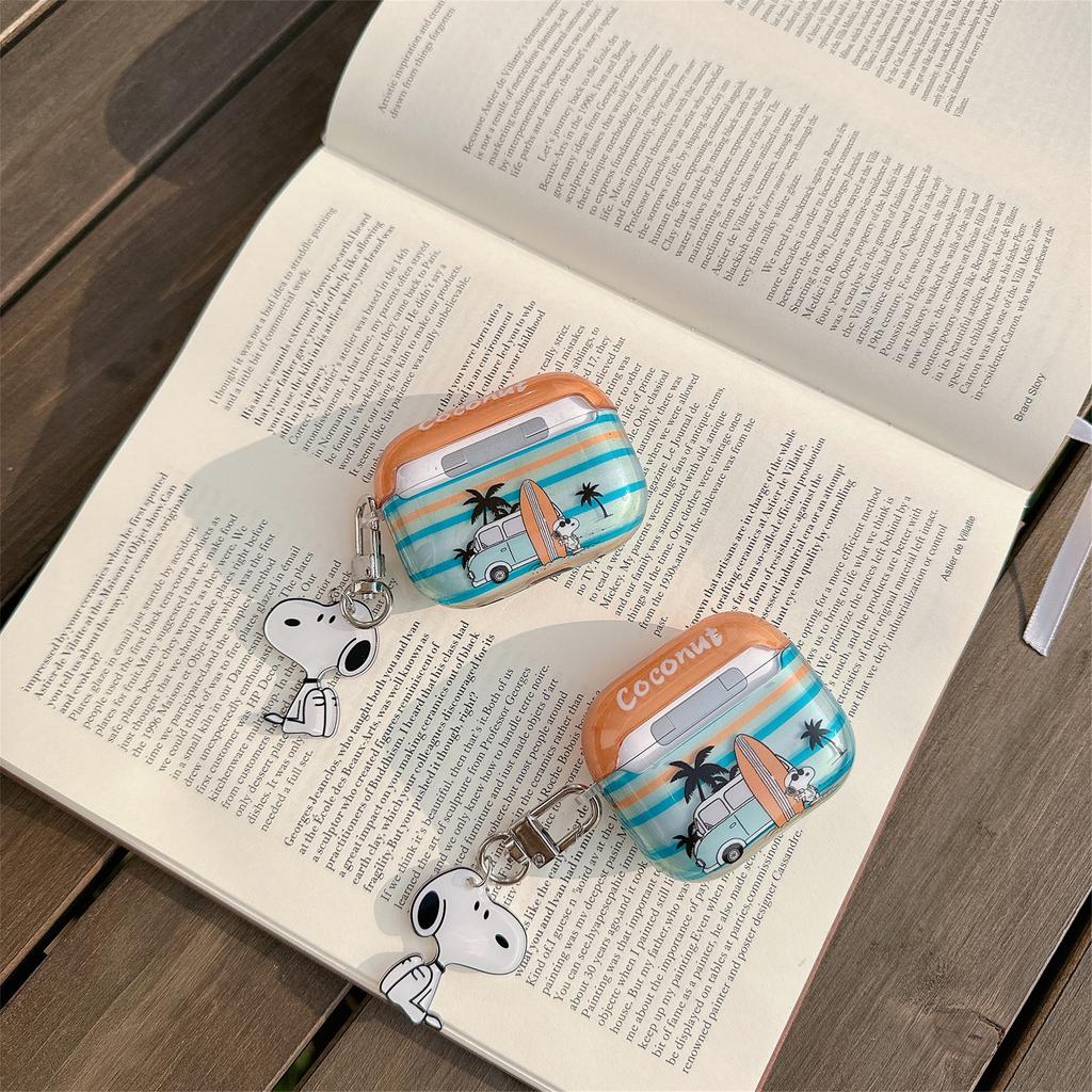 For Airpods Pro 2 Case,3D Vacation TPU Protective Earphone Cover For Airpods Pro 3/Airpods 4 Case Funda With