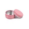 100pcs 10g Aluminum Tin Jars 10ml Pink Color Metal Container Cosmetic Face Eye Cream Packing Empty Can Lip Balm Candle Jar