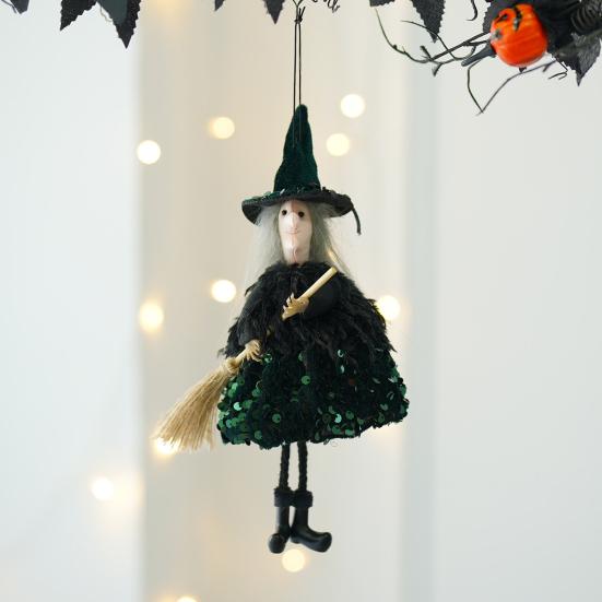 Хэллоуин Ведьма Подвесное Украшение Летающие Ведьмы Кукла Жутка Фигурка Ведьмы Сад Двор Декор Дома с Привидениями