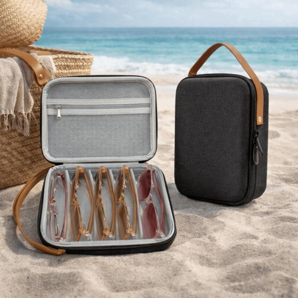 Hard Shell Eyeglasses Case Portable Sunglasses Protective Case Simple Glasses Storage Box Women
