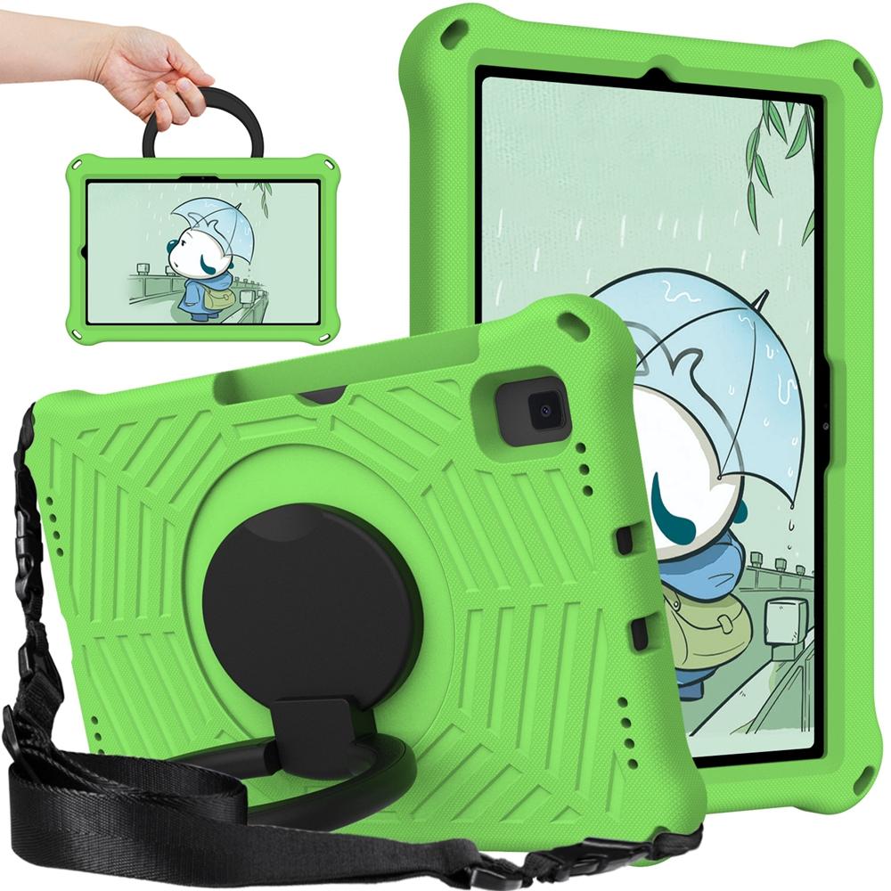 Samsung Galaxy Tab A7 10.4 Inch 2020 2022 SM-T500 SM-T503 SM-T505 SM-T509 Case EVA Kids Safe Pull Ring Shockproof Shoulder Strap Stand Tablet Cover