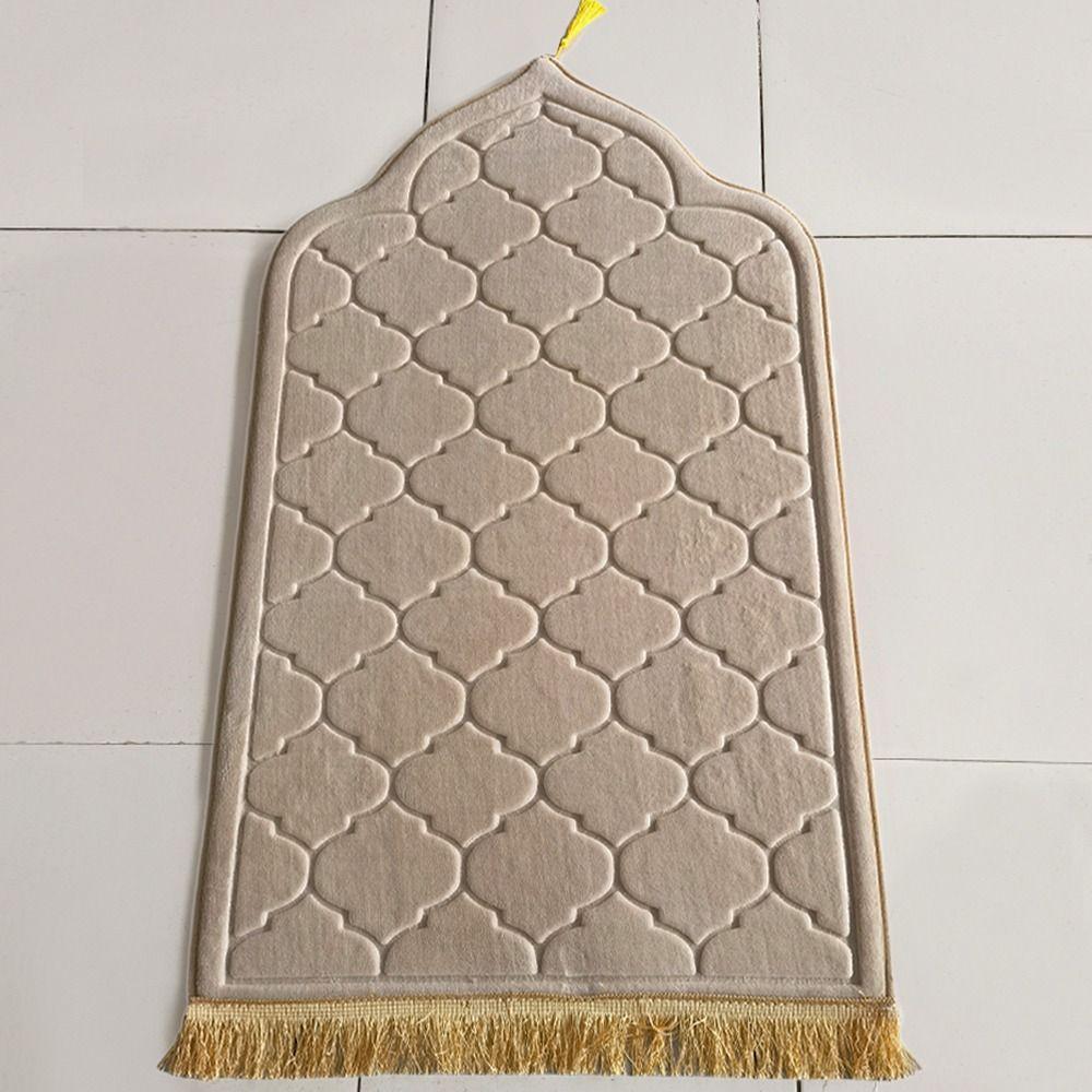 Non-slip Prayer Mat Irregular Floor Carpets Portable Prayer Rug