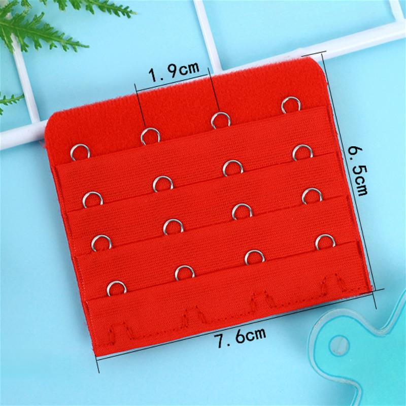 1Pcs Women Bra Extender 4 Rows 4 Hooks Bra Back Lengthen Straps Underwear Accessory