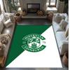 Hibernian FC Футбол Футбольный Узор Мягкий Ковер Зональный Нескользящий Ковер для Пола в Помещении Спортивный Декоративный Коврик для Спальни