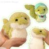 25cm Curly Soft Snake Plush Doll Green Cartoon Small Snake Plush Toy Decoration Bedroom Sofa Gift for Friends