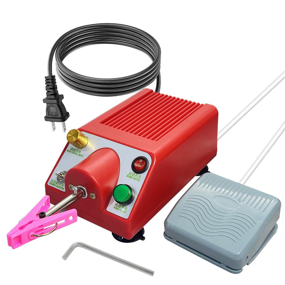 220 В/110 В электрическая крутильная машина с регулируемой скоростью, крутильная машина с экранированным проводом и ножным переключателем