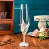 Swan Enamel Crystal Glass Champagne Glass Wine Glass Household Goblet Lily Of The Valley Relief Swan Pair Of Cups Gift